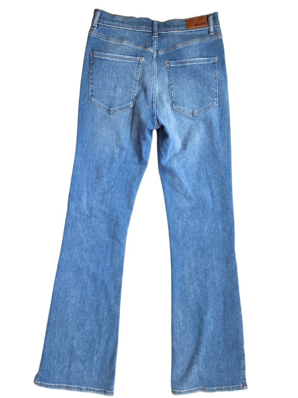 NWT Express High Rise Split Hem Bootcut Jeans 24/7 Comfort Waistband 8 Regular - Picture 3 of 5